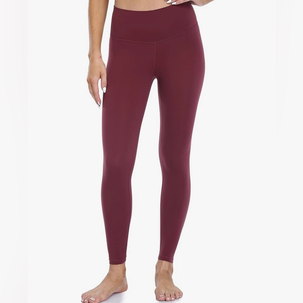 Yunoga Wine Red Leggings